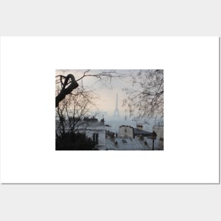 Paris City View from Montmartre Posters and Art